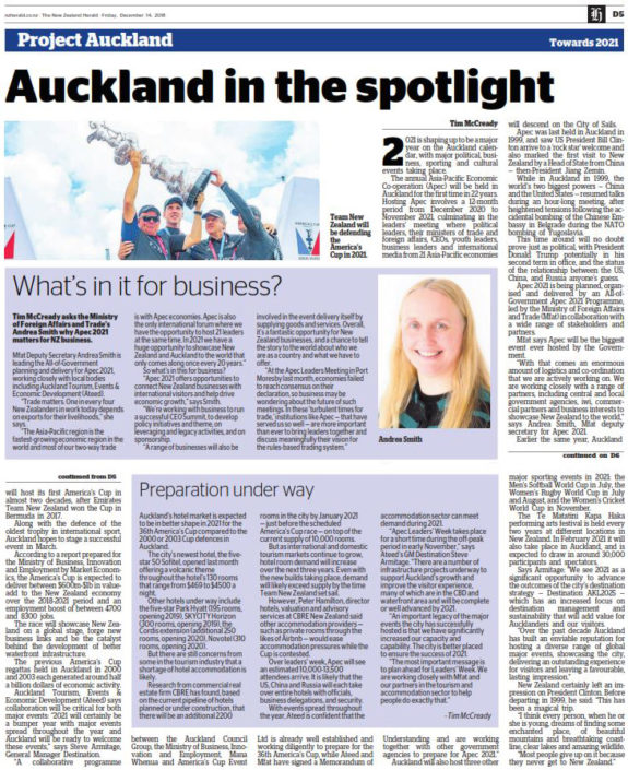Tim Mccready Business Investment Science Travel - project auckland auckland in the spotlight nz herald