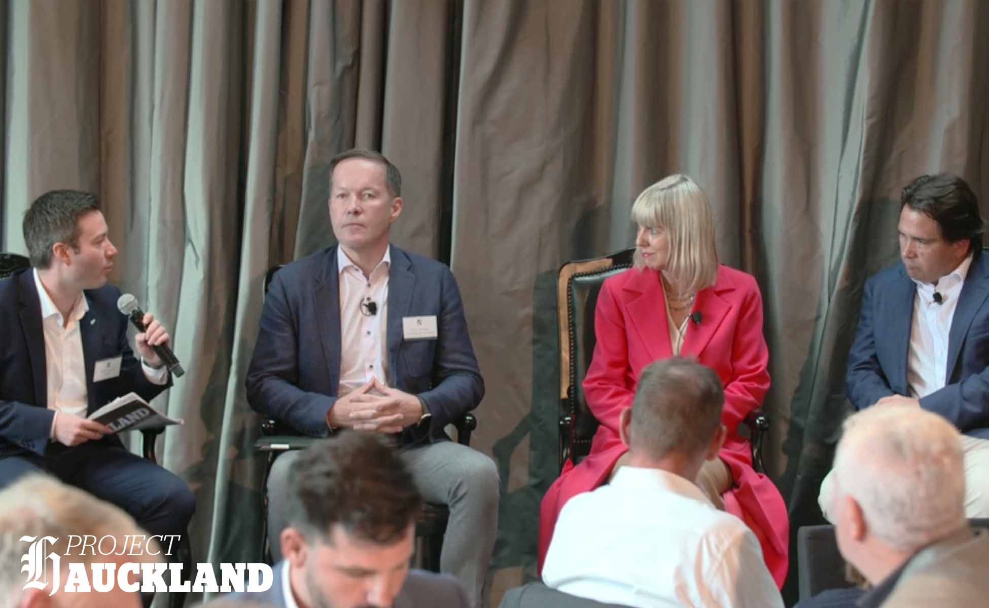 Project Auckland panel Simon Bridges, Viv Beck & Mark Thomas Tim